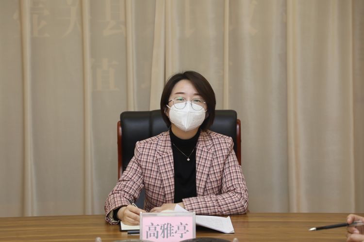 6598县委常委,副县长高雅亭在我县分会场参加会议